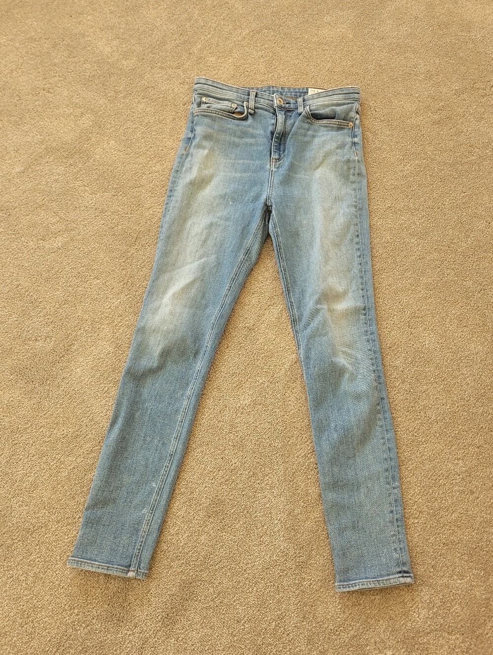 Rag & Bone High Rise Ankle Skinny Jeans Size 29
